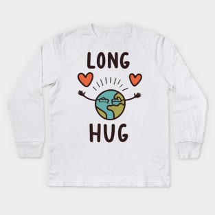 Long Distance Relationship Kids Long Sleeve T-Shirt